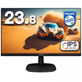 フィリップス　外付けモニター　PCモニター　モニター　24型 楽天市場】PHILIPS モニター 24インチ 240B4QPYEB/11 IPSパネル